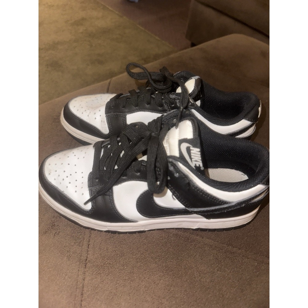 Nike Dunk Low Panda Black White DD1503-101 Size 5.5Y Women's 7 Sneakers